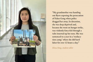 In their own words: <a target='_blank' href='https://www.shenyuncommunity.org/post/elena-fang'>read student cellist Elena Fang's story here</a>